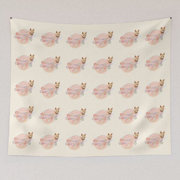Item preview, Casually Charming Cat Aesthetic - Pastel Brush Stroke Design designed and sold by MCT-GALLERY.