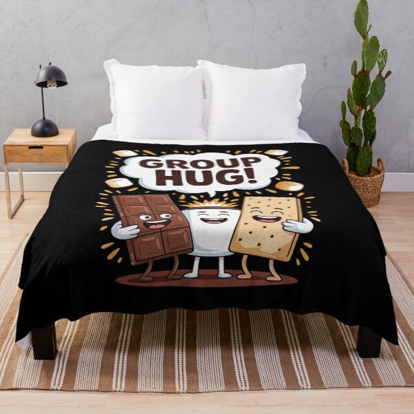 Item preview, Womens Group Hug S’mores Funny Camping Marshmallow Chocolate Snack1 designed and sold by InspiredFoul.