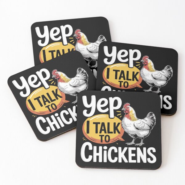 Item preview, Yep I Talk To Chickens - Funny Chicken Lover Farming  designed and sold by InspiredFoul.