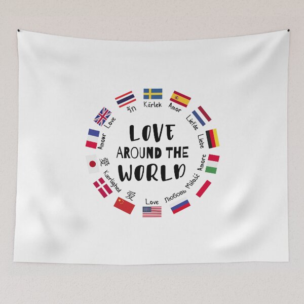 Item preview, Love Around the World Languages  designed and sold by HandicraftArt.