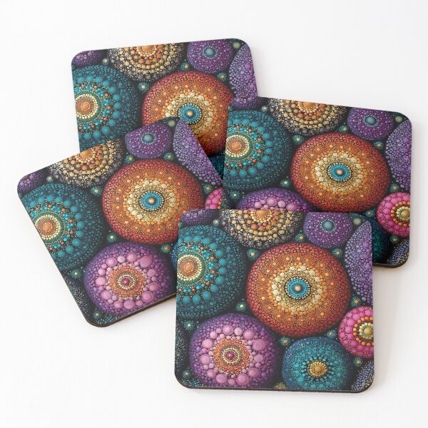 Item preview, mandala-patterned dots designed and sold by thewandswant.
