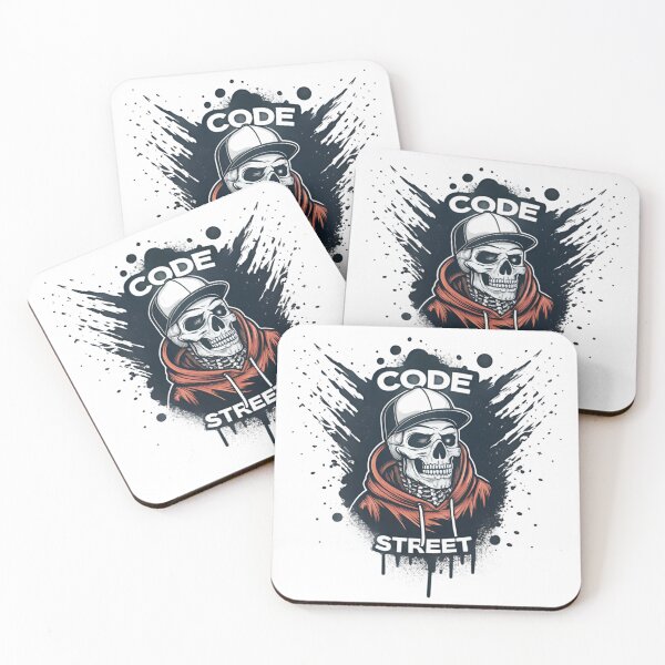 Item preview, CODE STREET Skull Graphic Illustration designed and sold by lamabream.