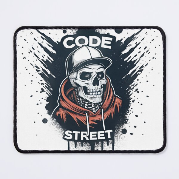 Item preview, CODE STREET Skull Graphic Illustration designed and sold by lamabream.