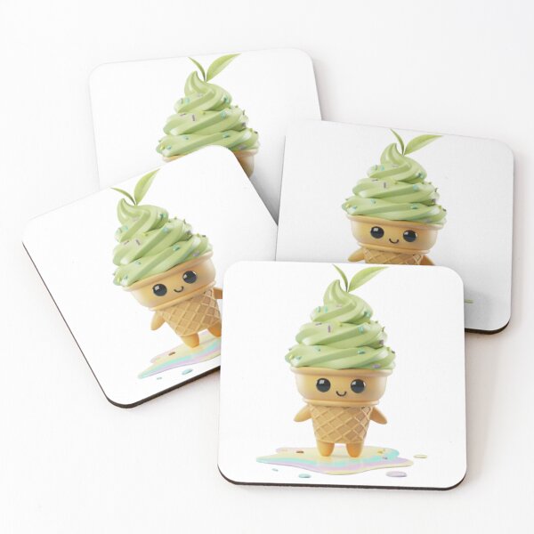 Item preview, Matcha Green Tea Softy Cone designed and sold by HNstory.