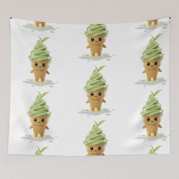 Item preview, Matcha Green Tea Softy Cone designed and sold by HNstory.