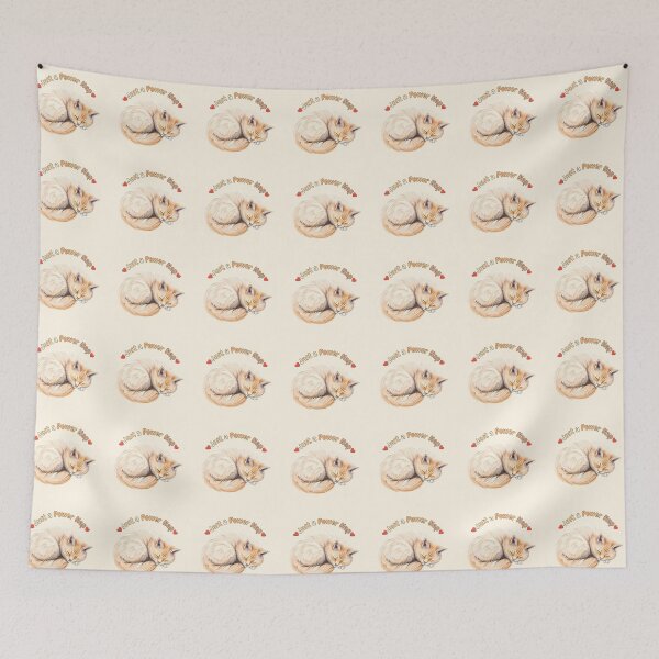 Item preview, Just A Power Nap - Cute Fluffy Sleeping Cat Design designed and sold by MCT-GALLERY.