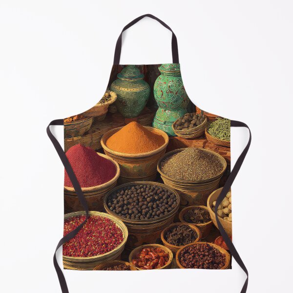 Item preview, colorful spice market stall designed and sold by thewandswant.