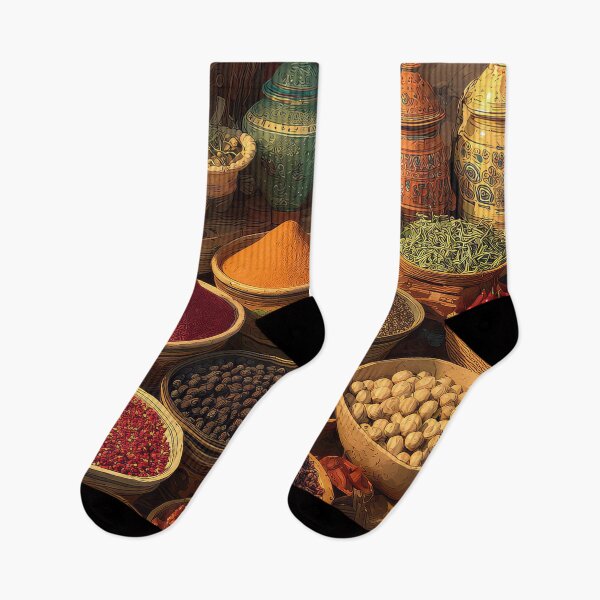 Item preview, colorful spice market stall designed and sold by thewandswant.