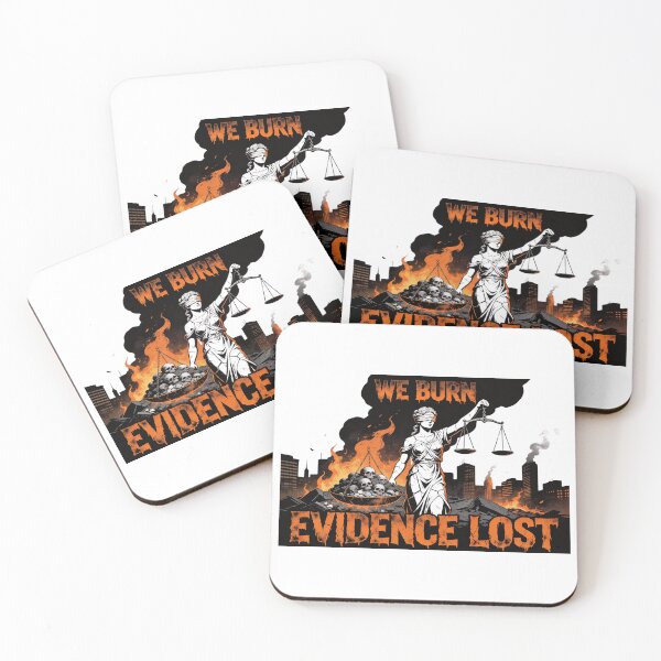 Item preview, Evidence Lost – Metal Tribute Noir Art designed and sold by GeoWhimsy Studio.