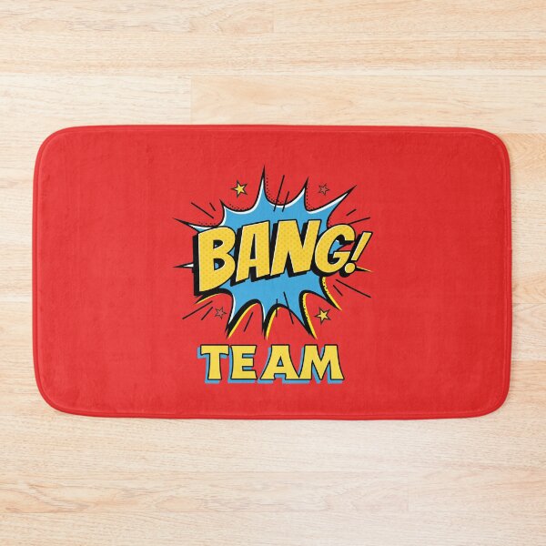 Item preview, BANG TEAM Comic Book Design designed and sold by JusTiceT-shirts.