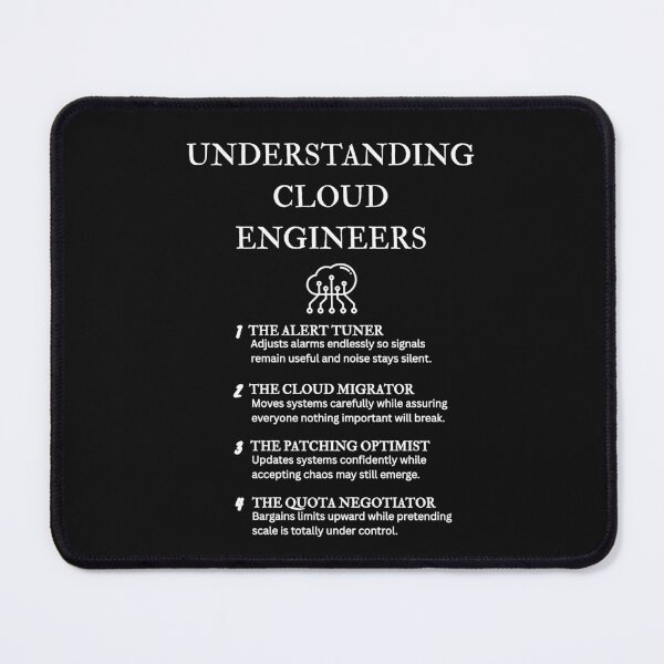 Item preview, Cloud Computing Humor – Engineer Definition Art – Black designed and sold by PsyFlow35.
