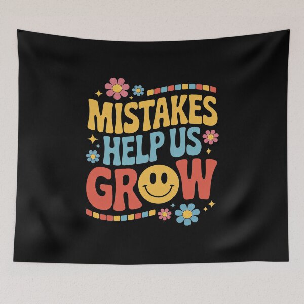 Item preview, Teacher Mistakes Help Us Grow Inspirational Back To School  designed and sold by InspiredFoul.