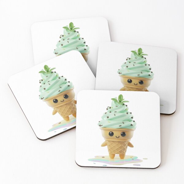 Item preview, Mint Chocolate Softy Cone designed and sold by HNstory.