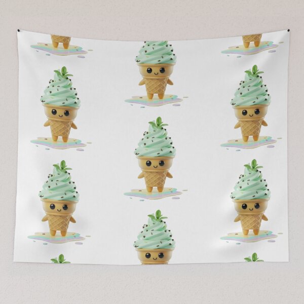 Item preview, Mint Chocolate Softy Cone designed and sold by HNstory.