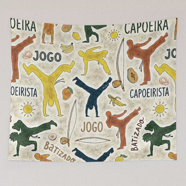Item preview, Capoeira Flow: Brazilian Martial Arts, Jogo & Berimbau Pattern designed and sold by Hen-C-Art.