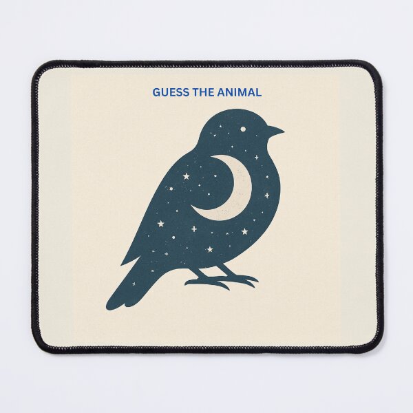 Item preview, Nightjar Art – Guess the Animal Wildlife Illustration designed and sold by GeoWild Designs.