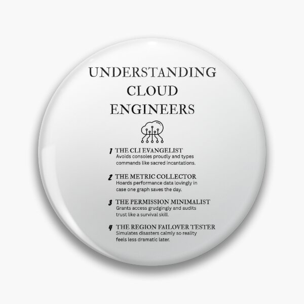 Item preview, Understanding Cloud Engineers – Tech Humor Prints designed and sold by PsyFlow35.