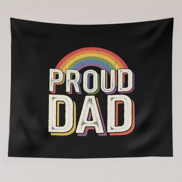 Item preview, LGBTQ Proud Dad Gay Pride LGBT Ally Rainbow Father's Day  designed and sold by AquaKiev.