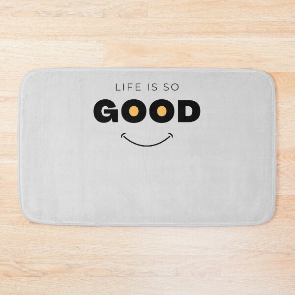 Item preview, Life Is So Good – Minimal Smile Typography Design designed and sold by ConfuseLab Alt.