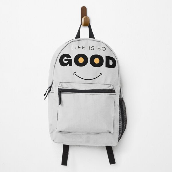 Item preview, Life Is So Good – Minimal Smile Typography Design designed and sold by ConfuseLab Shop.
