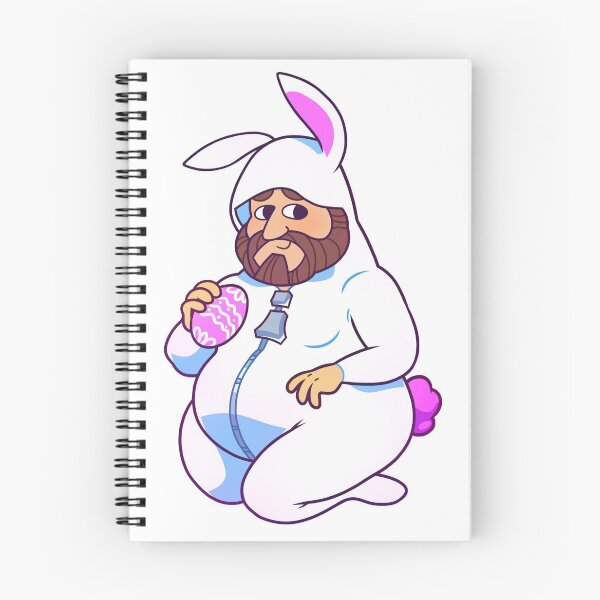 Item preview, Gay bear man wearing easter bunny suit designed and sold by vincettiart.