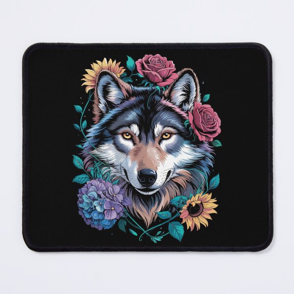 Item preview, The Norse Floral Wolf Monstrous Wolf Norse designed and sold by KotexTemu.