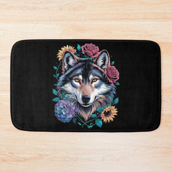 Item preview, The Norse Floral Wolf Monstrous Wolf Norse  designed and sold by KotexTemu.