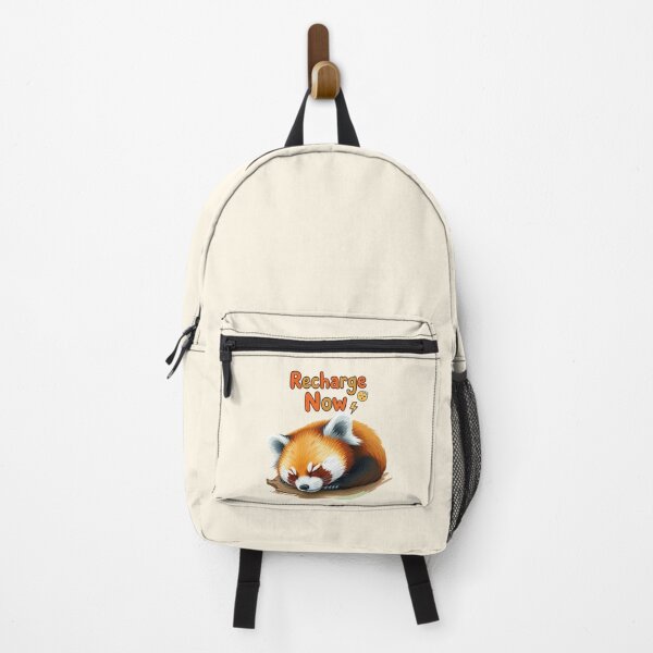 Item preview, Recharge Now Panda - Cute Sleeping Red Panda for Energy designed and sold by MCT-GALLERY.