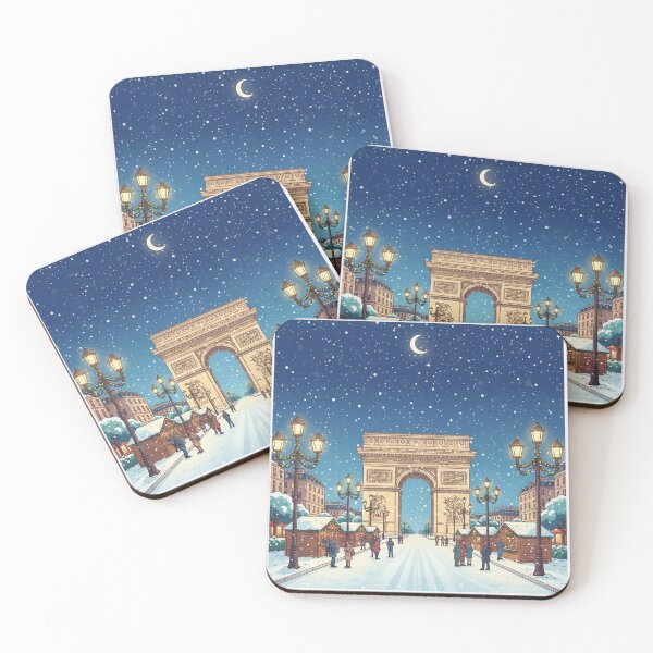 Item preview, Christmas - Paris at Christmas Trocadero Poster designed and sold by PYXOO.