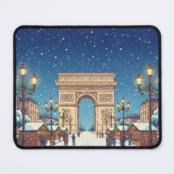 Item preview, Christmas - Paris at Christmas Trocadero Poster designed and sold by PYXOO.
