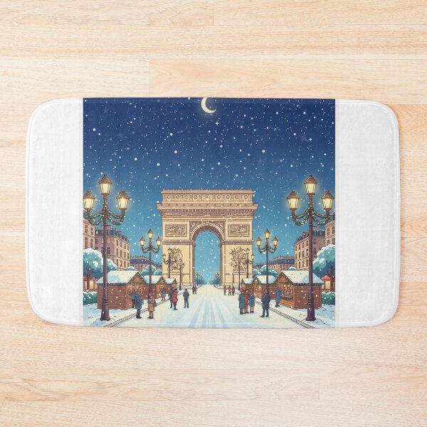 Item preview, Christmas - Paris at Christmas Trocadero Poster designed and sold by PYXOO.