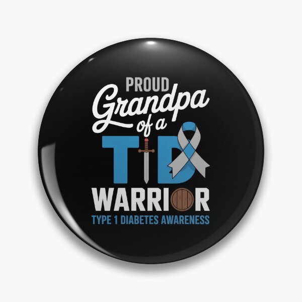 Item preview, Proud Grandpa Of A T1D Warrior Diabetes Awareness designed and sold by HeinzanoWeno.