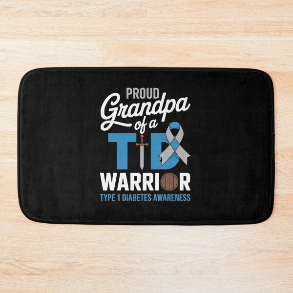 Item preview, Proud Grandpa Of A T1D Warrior Diabetes Awareness designed and sold by HeinzanoWeno.