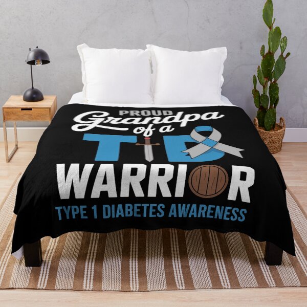 Item preview, Proud Grandpa Of A T1D Warrior Diabetes Awareness designed and sold by HeinzanoWeno.