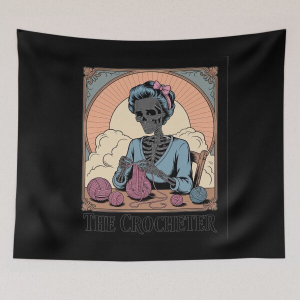 Item preview, Skeleton The Crocheter Mom designed and sold by SiegridOffical.