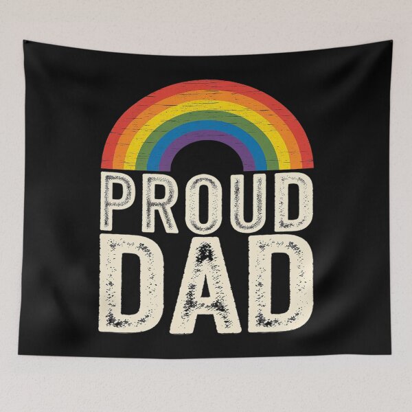 Item preview, LGBTQ Proud Dad Gay Pride LGBT Ally Rainbow Father's Day  designed and sold by AquaKiev.