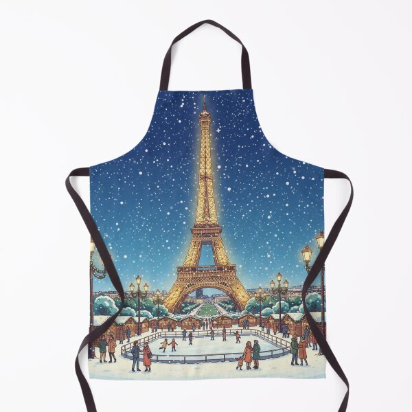 Item preview, Christmas - Paris at Christmas poster, Eiffel Tower designed and sold by PYXOO.