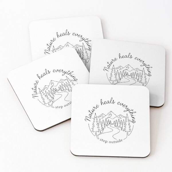 Item preview, Nature Heals Everything – Outdoor Adventure & Relaxed Camping Vibes designed and sold by typoinspired.