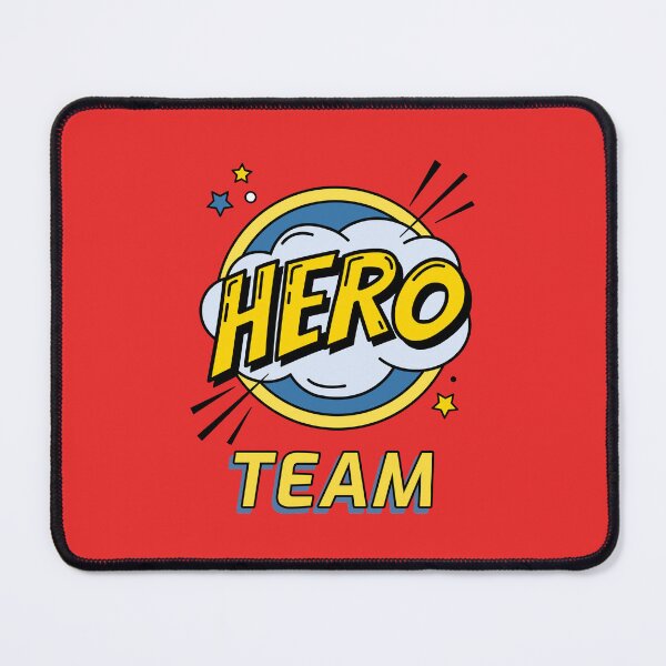 Item preview, HERO TEAM Comic Book Design designed and sold by JusTiceT-shirts.