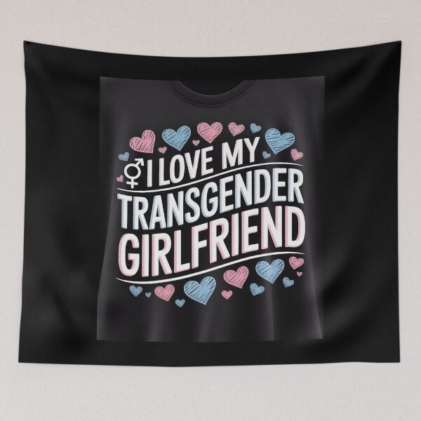 Item preview, I Love My Transgender Grandson LGBT Trans Pride Flag Grandma designed and sold by FadeOfThrone.