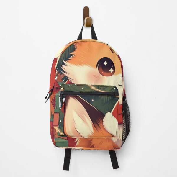 Item preview, Kawaii Christmas Fox with Tree designed and sold by ChinzorigBAY.