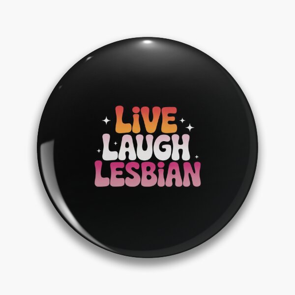 Item preview, Live Laugh Lesbian Rainbow LGBTQ Gay Lesbian Pride month  designed and sold by AquaKiev.