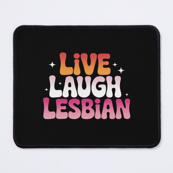 Item preview, Live Laugh Lesbian Rainbow LGBTQ Gay Lesbian Pride month  designed and sold by AquaKiev.