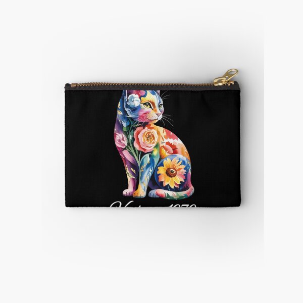 Item preview, Vintage 1970 Floral Flower Cat Lover Happy 54th Birthday  designed and sold by KotexTemu.