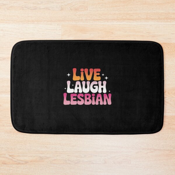 Item preview, Live Laugh Lesbian Rainbow LGBTQ Gay Lesbian Pride month  designed and sold by AquaKiev.