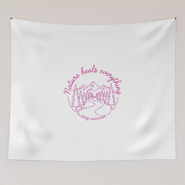Item preview, Nature Heals Everything – Outdoor Adventure & Relaxed Camping Vibes designed and sold by typoinspired.
