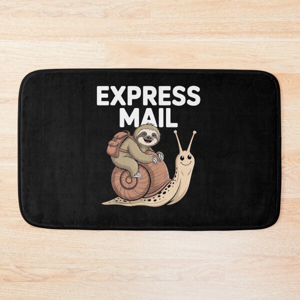 Item preview, Sloth Postman Riding Snail Express Mail designed and sold by SiegridOffical.
