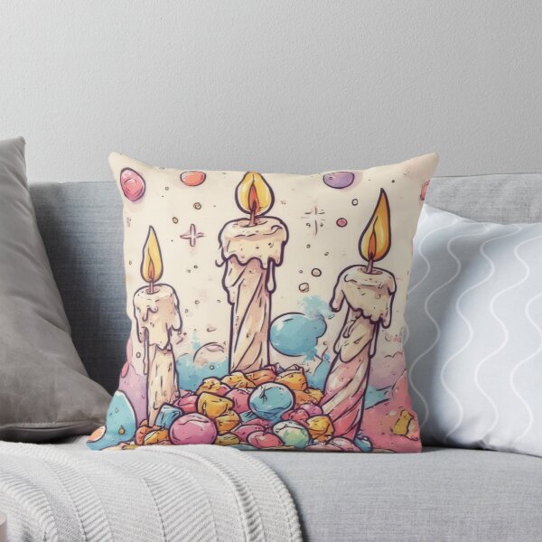 Item preview, Playful birthday cake with colorful sweets designed and sold by Mianku | Für das Leben.