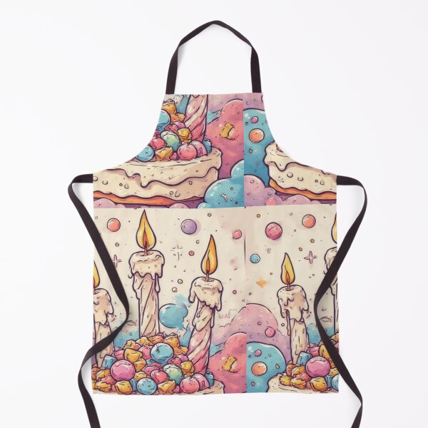 Item preview, Playful birthday cake with colorful sweets designed and sold by Mianku | Für das Leben.