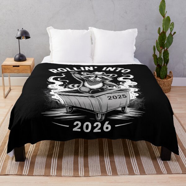 Item preview, Rollin Into 2026 Raccoon Dumpster Fire designed and sold by HeinzanoWeno.